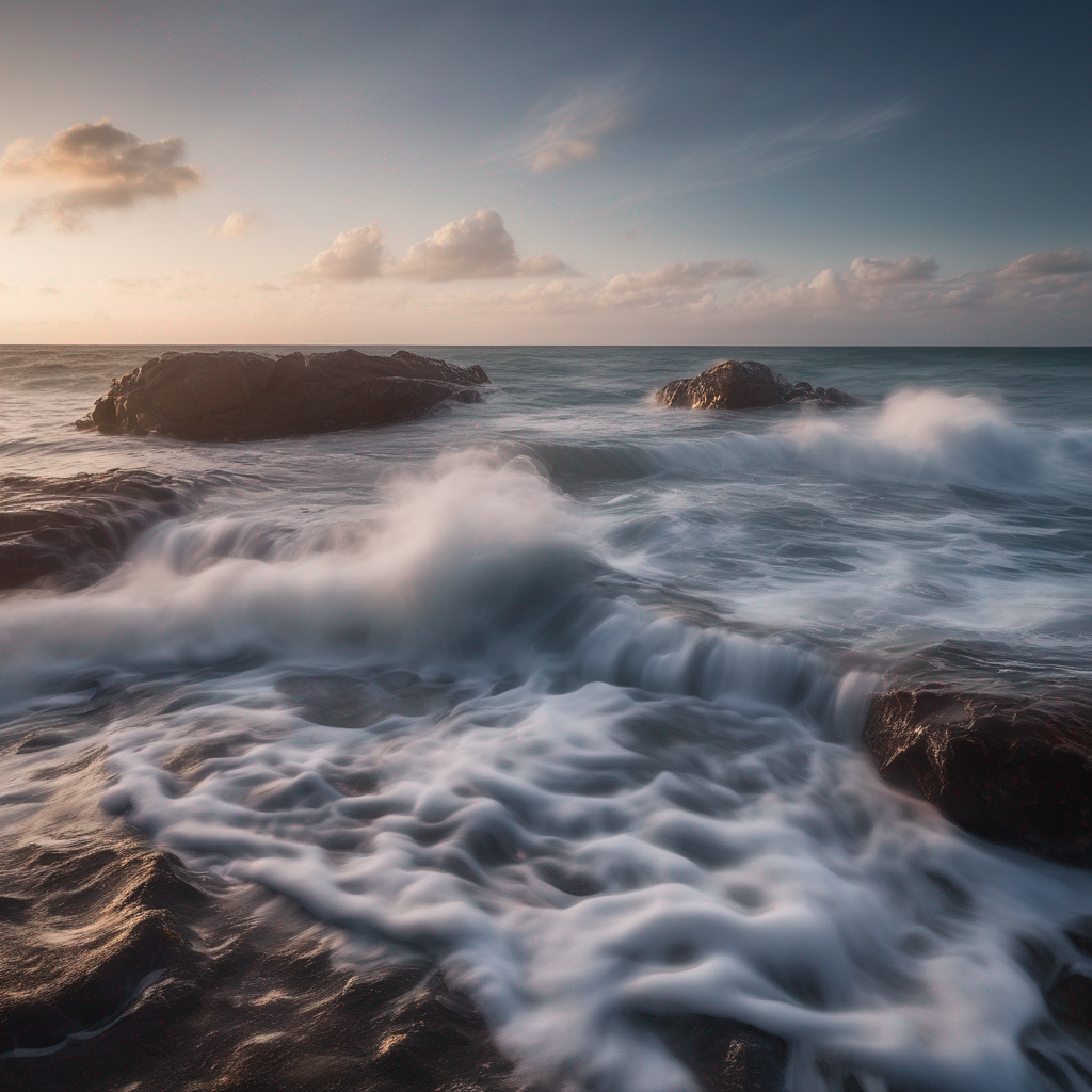 Boiling ocean by DSLR-SDXL bot.